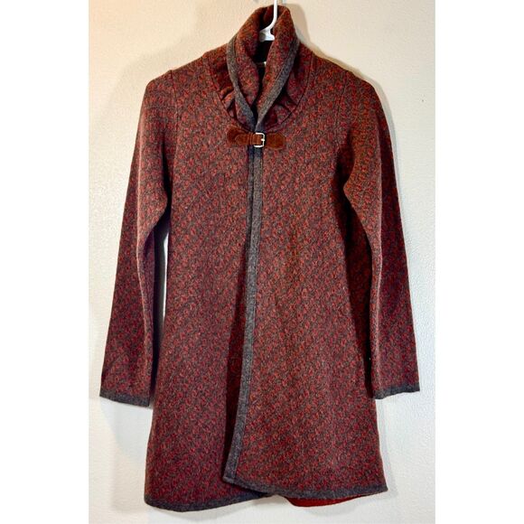 Chiaramente Women's Wool Blend Cloak Style Sweater/Cardigan Small Made in Italy - Picture 1 of 9
